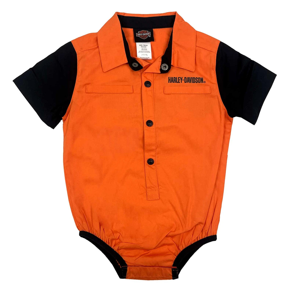 Grenouillère à manches courtes en popeline pour bébé garçon H-D® - 3063502
