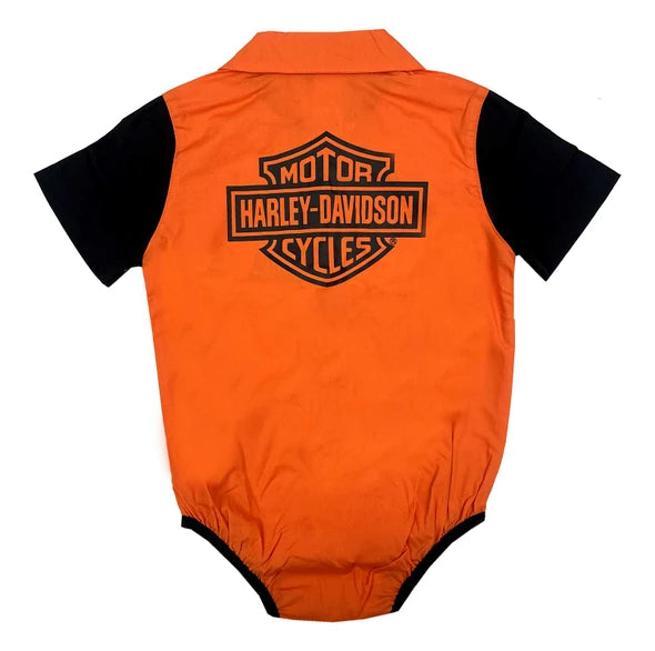 Grenouillère à manches courtes en popeline pour bébé garçon H-D® - 3063502