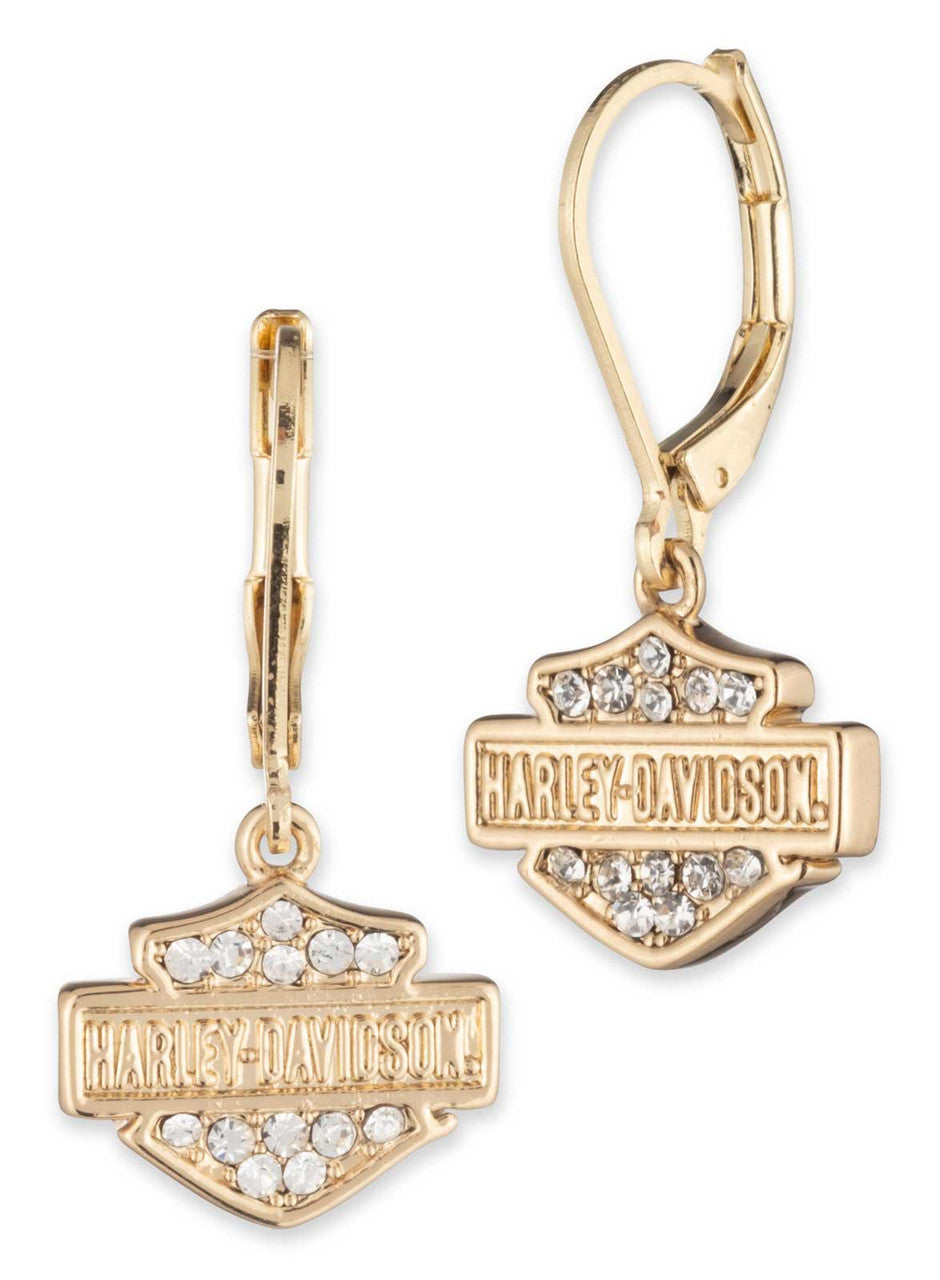 Boucles d'oreilles pendantes H-D® pour femmes - 34G00145