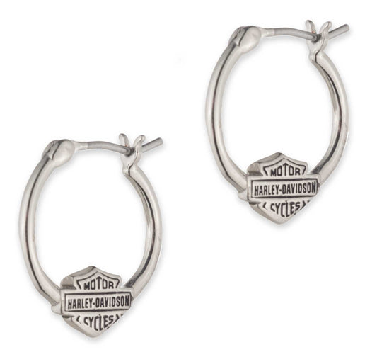Boucles d'oreilles créoles Harley-Davidson pour femmes - 34G00245