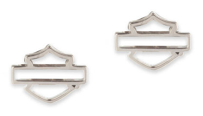 Boucles d'oreilles à clous en argent sterling H-D® pour femmes - 34G00263