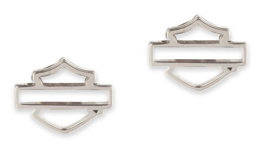 Boucles d'oreilles à clous en argent sterling H-D® pour femmes - 34G00263