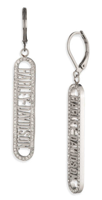 Boucles d'oreilles pendantes Harley-Davidson® pour femme - 34G00274