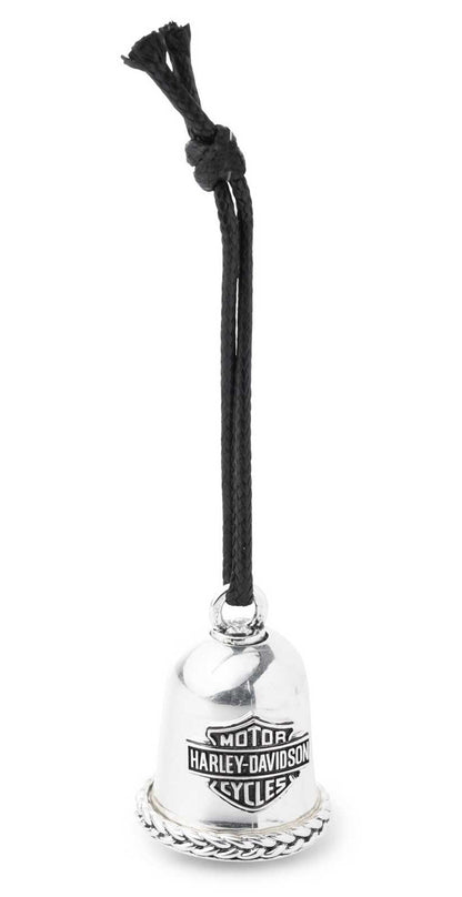 Clochette de moto H-D® avec logo B&S gravé et tressé - 34M00002