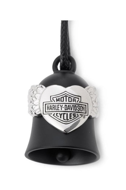 Clochette Harley-Davidson® HD à motif cœur ailé B&S - 34M00008