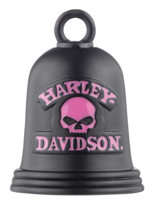 Clochette de moto Harley-Davidson® avec logo tête rose de Willie G - 34M00326