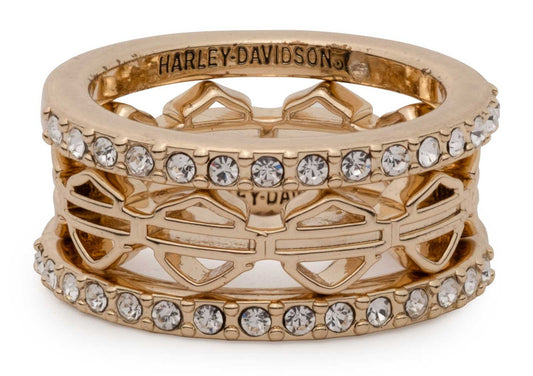 Bagues empilables Harley-Davidson® pour femmes - 34R00450