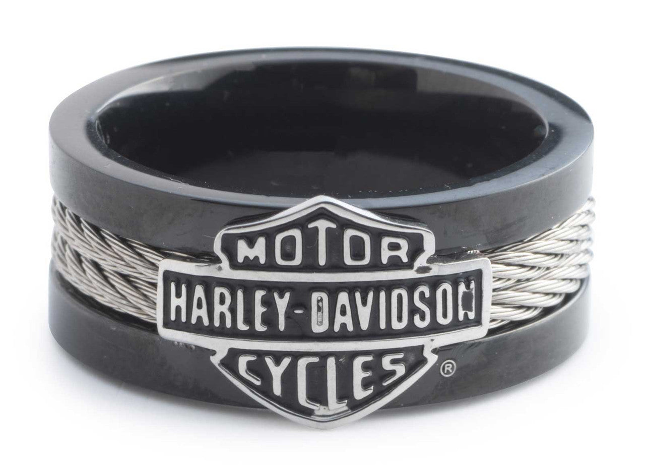 Bague Harley-Davidson® pour homme, motif B&S - 34R00519