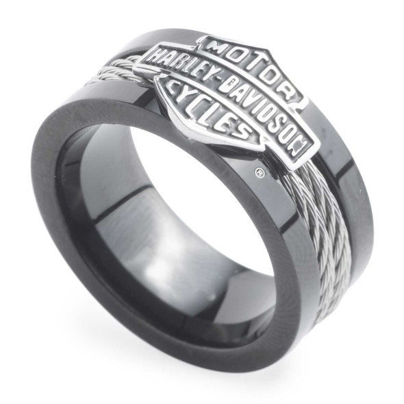Bague Harley-Davidson® pour homme, motif B&S - 34R00519