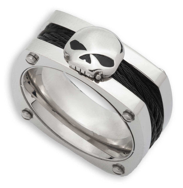 Bague HD® pour homme, motif tête de Willie G - 34R00675