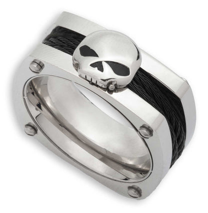 Bague HD® pour homme, motif tête de Willie G - 34R00675