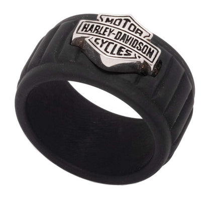 Bague pour homme Harley-Davidson® avec logo B&S - 34R0070*