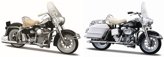 Pack de 2 motos Harley-Davidson Duo des années 60 - 37301-00/60