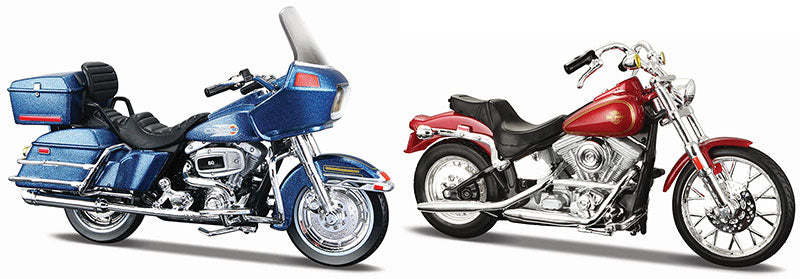 Pack de 2 motos Harley-Davidson des années 80 - 37301-00/80