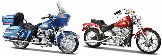 Pack de 2 motos Harley-Davidson des années 80 - 37301-00/80