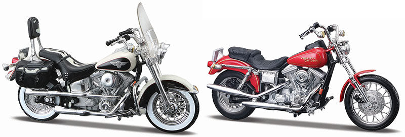 Pack de 2 motos Harley-Davidson des années 90 - 37301-00/90