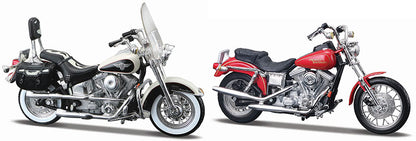 Pack de 2 motos Harley-Davidson des années 90 - 37301-00/90