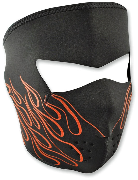 MASQUE FACIAL EN NÉOPRÈNE ORANGE FLAME - 2503-0108