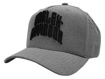 Casquette de baseball à visière incurvée brodée Cinch pour homme - Gris (50290123)