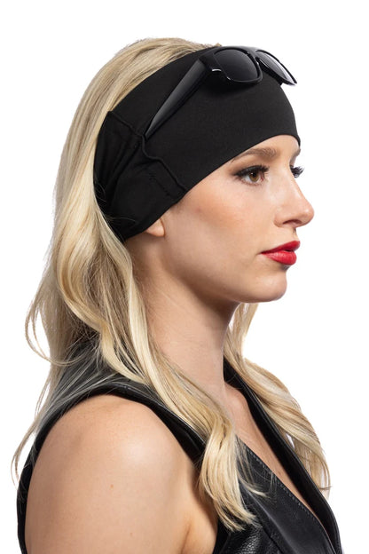 Bandeau avec porte-lunettes de soleil noir uni EZ Bandz - 51500-HG