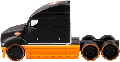 Camion Harley Davidson Custom Haulers Maisto noir à l'échelle 1/64 - 11516-HD NOIR