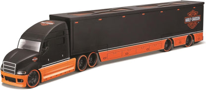 Camion Harley Davidson Custom Haulers Maisto noir à l'échelle 1/64 - 11516-HD NOIR