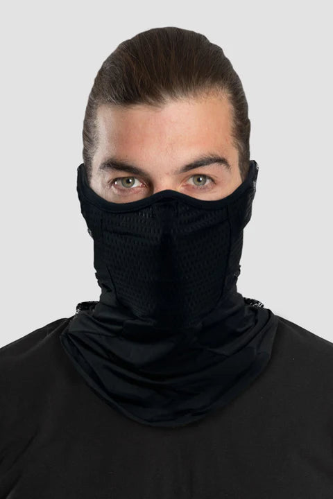 Cache-cou noir uni - 55004