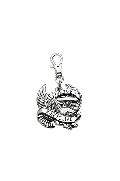 PENDENTIF À ZIPPER LIVE TO RIDE - 61034