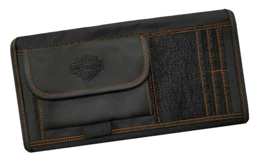 Organiseur de visière multimédia Harley-Davidson® avec logo B&S en relief - 6190W
