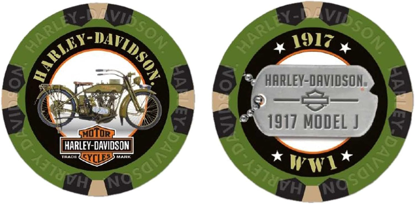 Jetons de collection Harley-Davidson Militaire (6741)