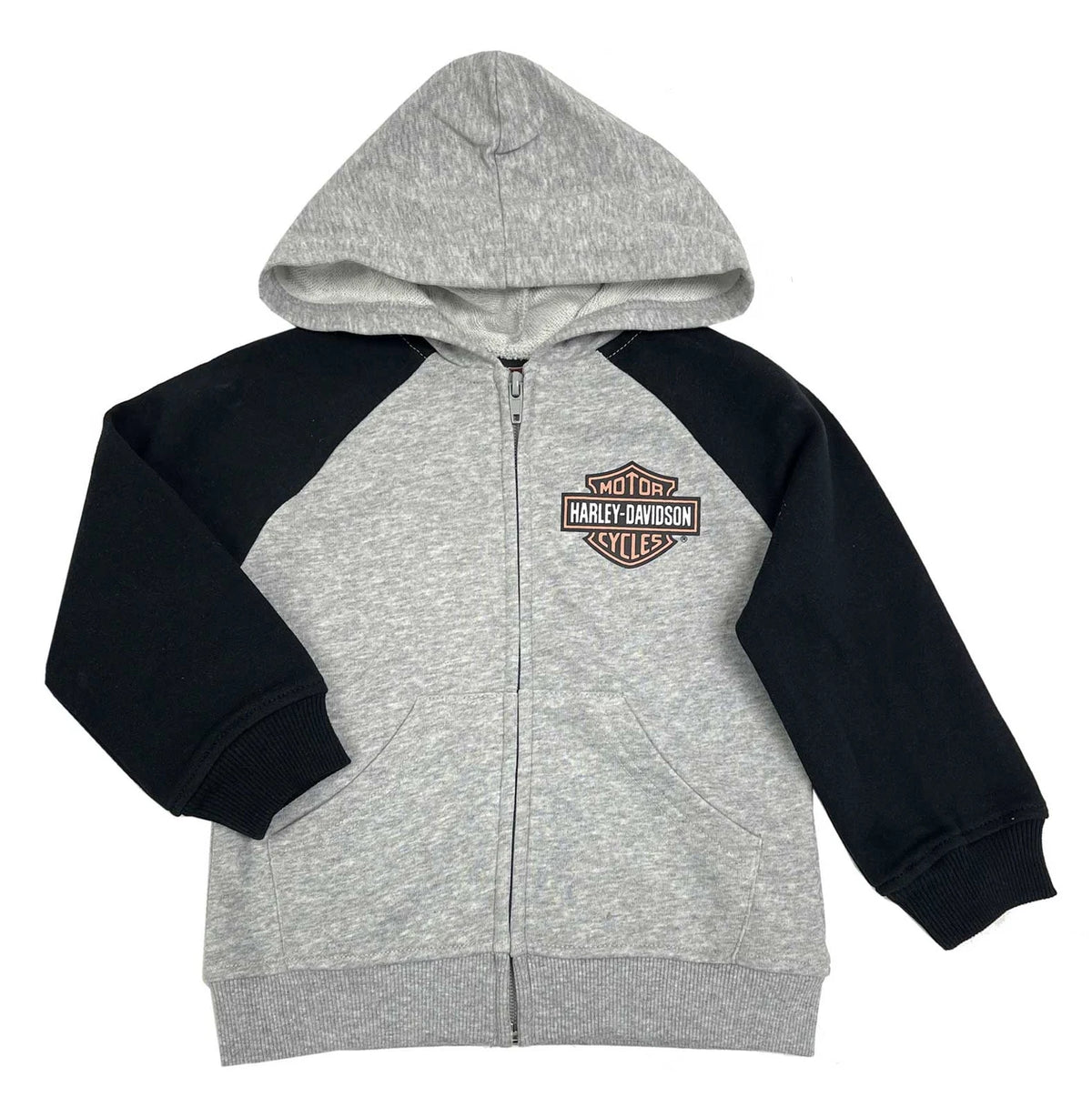 Sweat à capuche H-D® pour petites filles, motif Bar & Shield - 6529342