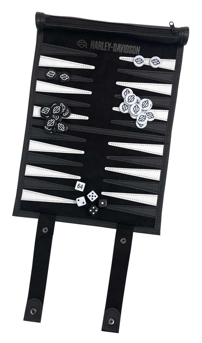 Jeu de backgammon de voyage enroulable Harley-Davidson® Off Road -  66303