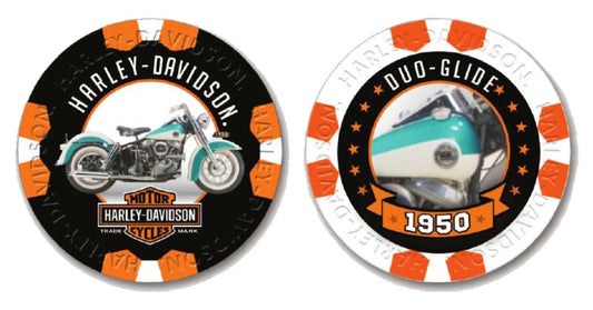 Jetons de collection série 12 Harley-Davidson (6822)