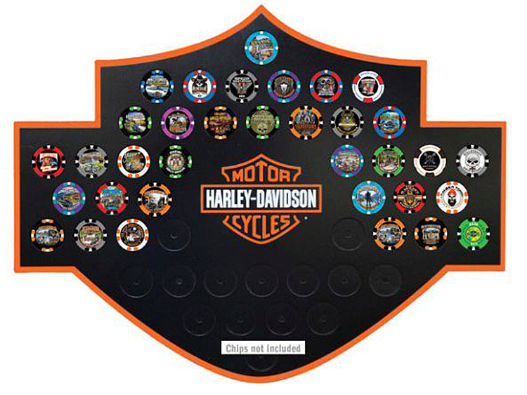 Cadre de collection de jetons Harley-Davidson (6995)