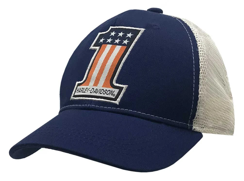 Casquette de baseball trucker ajustable tissée H-D® pour petits garçons - 7280931
