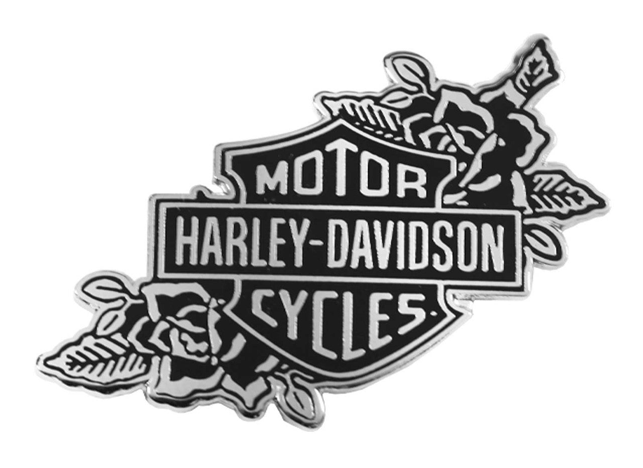 Épinglette Harley-Davidson® en métal argenté - 8018184