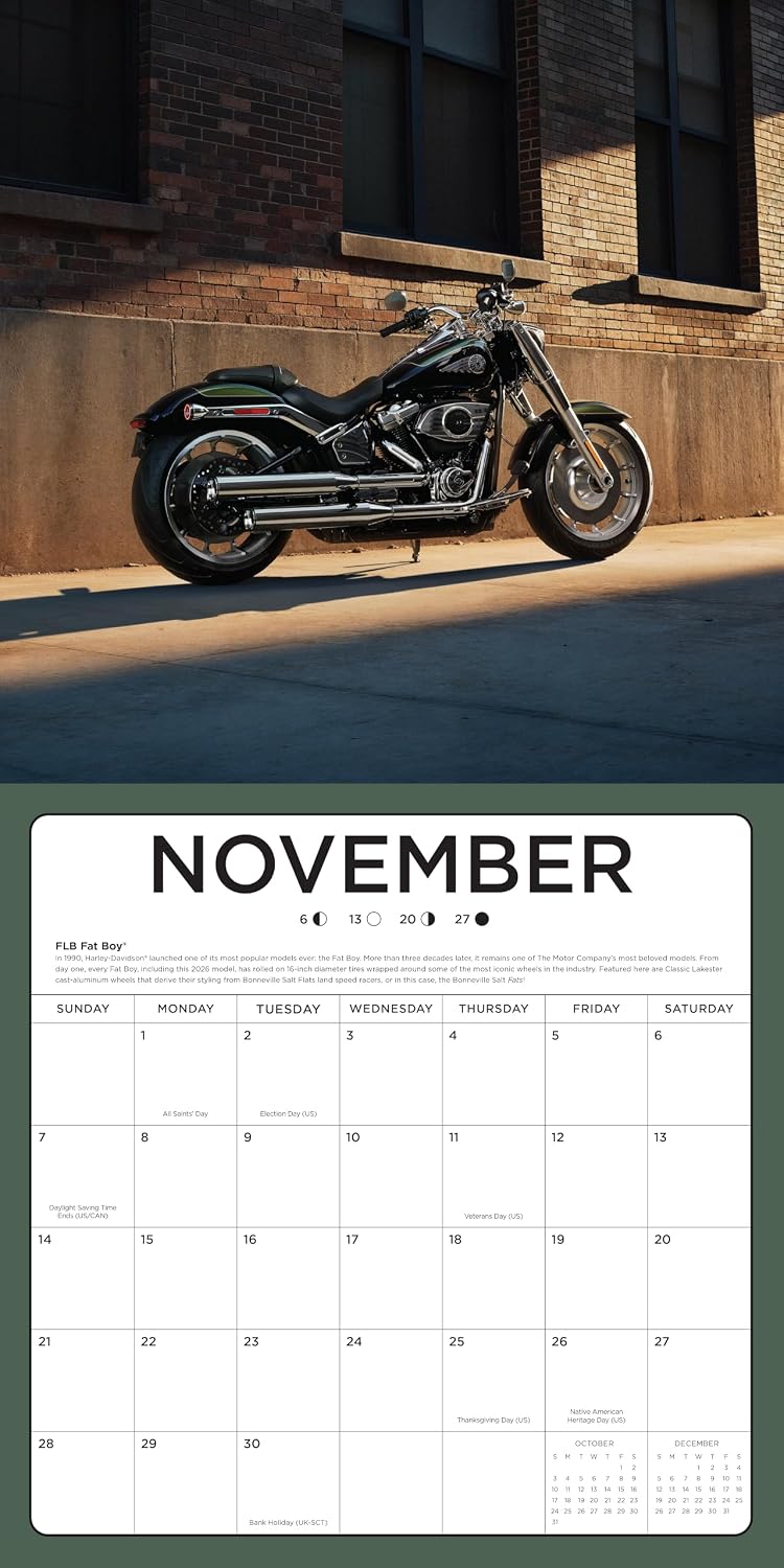 Calendrier Harley-Davidson 2027 12x12  - 9798317901271