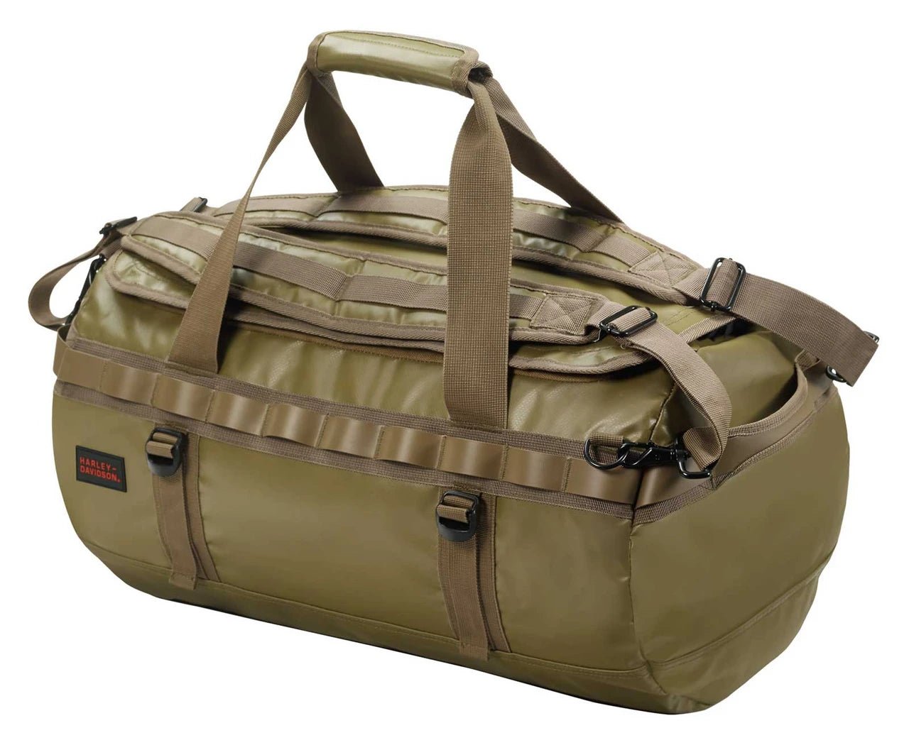 Sac de voyage/sac à dos hybride fonctionnel et résistant à l'eau H-D® - Kaki - 90328-VERT