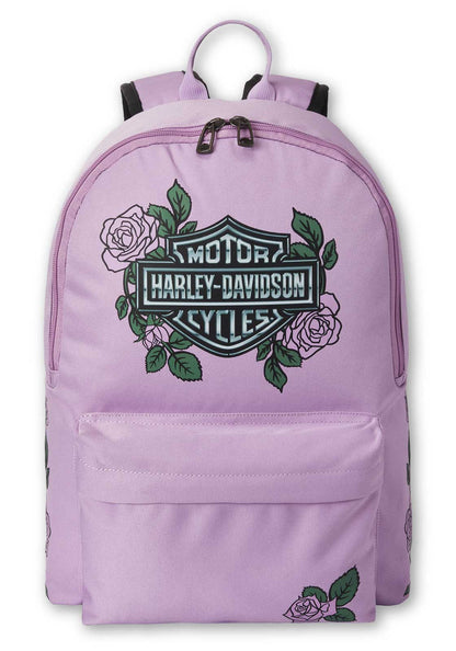 GRAPHIC BACKPACK SAC À DOS ROSE À MOTIFS IMPRIMÉS - 90815-pink