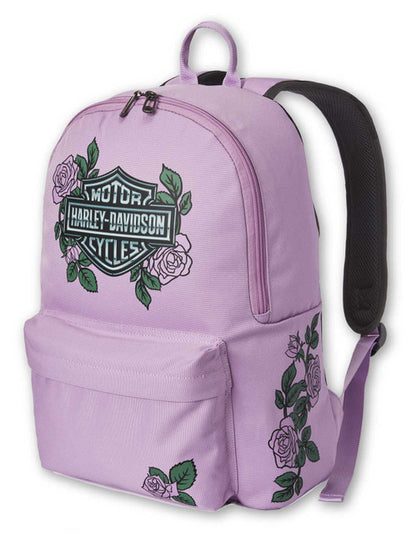 GRAPHIC BACKPACK SAC À DOS ROSE À MOTIFS IMPRIMÉS - 90815-pink