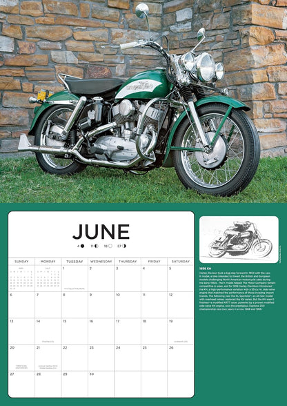 Harley-Davidson 2027 17x12 : Calendrier de 16 mois – 9798317901288