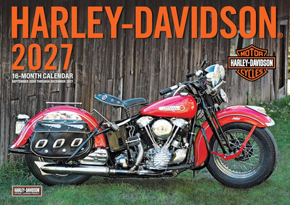Harley-Davidson 2027 17x12 : Calendrier de 16 mois – 9798317901288