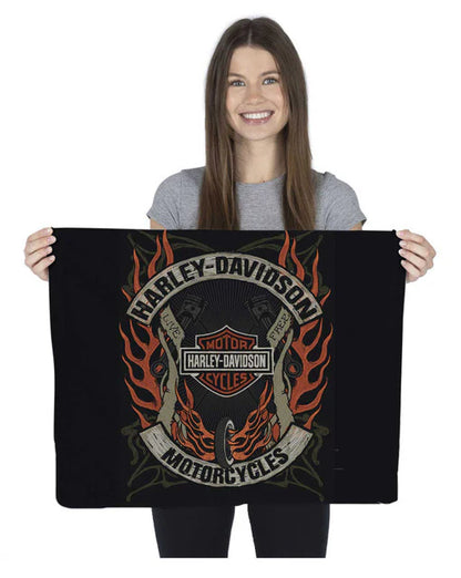 SERVIETTE DE RALLYE HARLEY OUTLAW - 1HDM/A3900/0002/RET