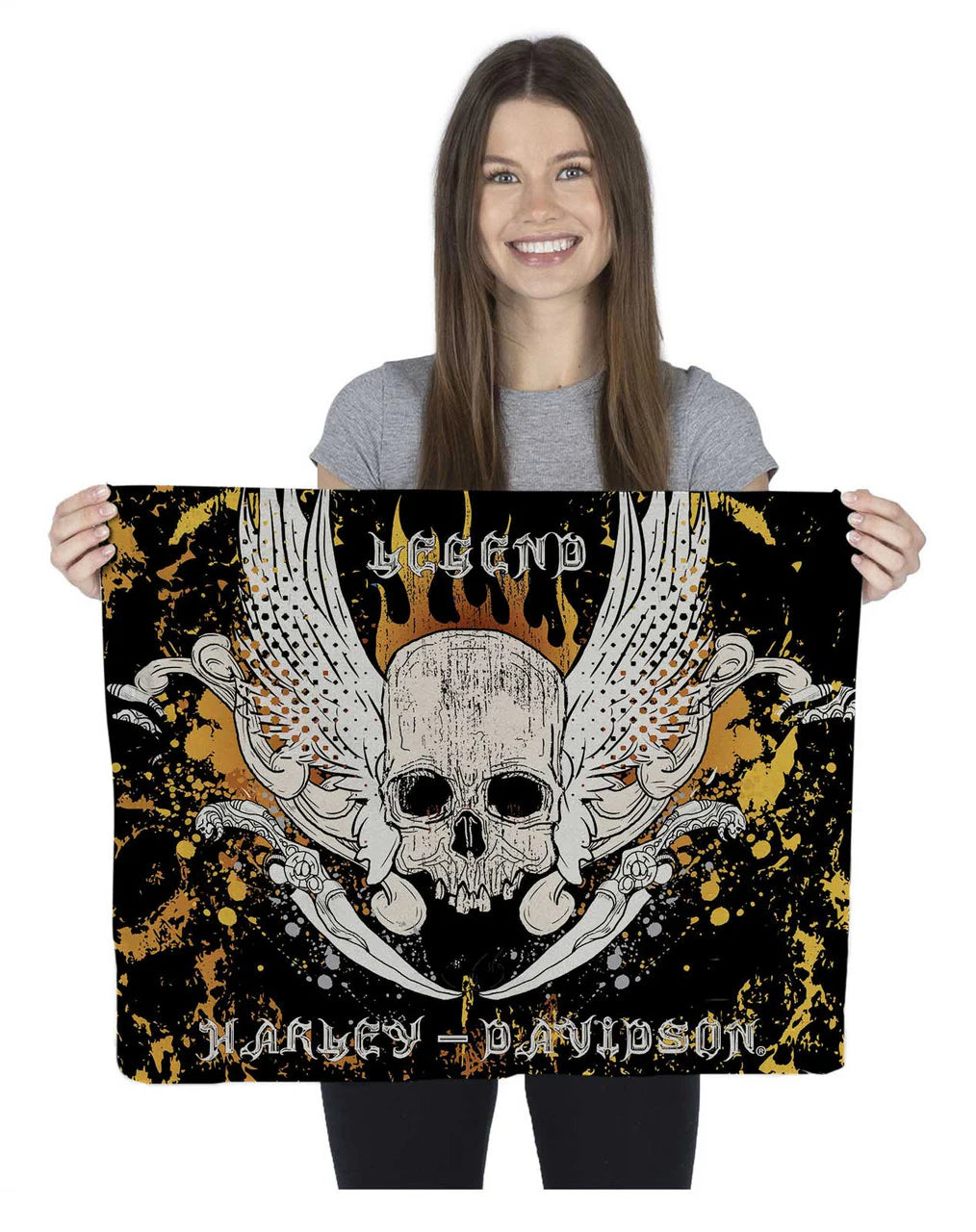 SERVIETTE DE RALLYE HARLEY SK**L & SERPENT - 1HDM/A3900/0003/RET