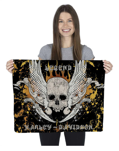 SERVIETTE DE RALLYE HARLEY SK**L & SERPENT - 1HDM/A3900/0003/RET