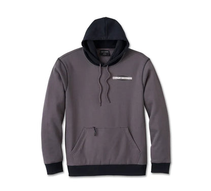Sweat à capuche Kickstart pour homme - Colorblock - Harley Black & Blackened Pearl 96008-25VM