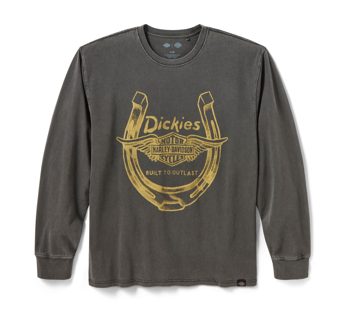 T-shirt à manches longues Dickies x HD Winged Horseshoe pour homme - 96089-26VM