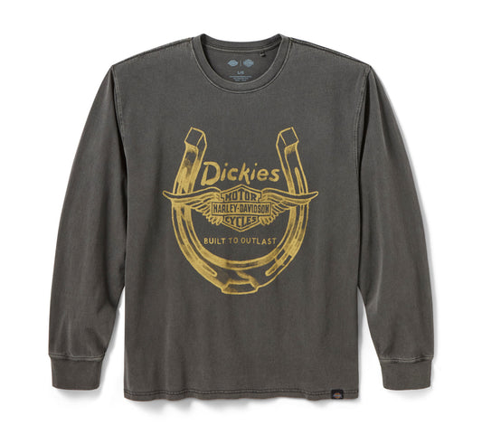 T-shirt à manches longues Dickies x HD Winged Horseshoe pour homme - 96089-26VM