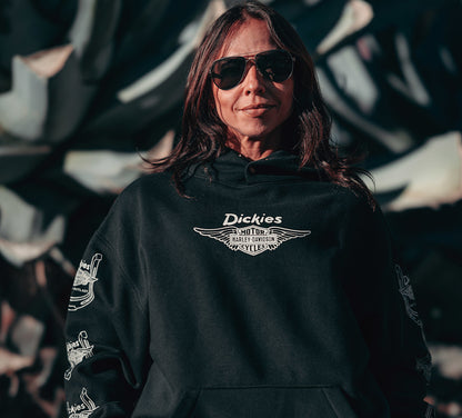 Sweat à capuche oversize Dickies x HD Winged Horseshoe - 96090-26VX