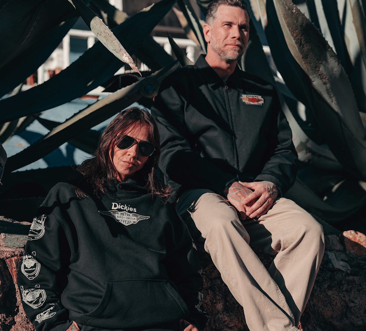 Sweat à capuche oversize Dickies x HD Winged Horseshoe - 96090-26VX